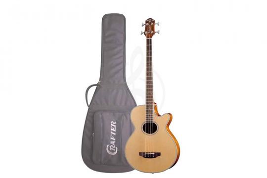 Бас-гитара CRAFTER BA-400 EQ/N - бас гитара акустическая + чехол  - фото 2