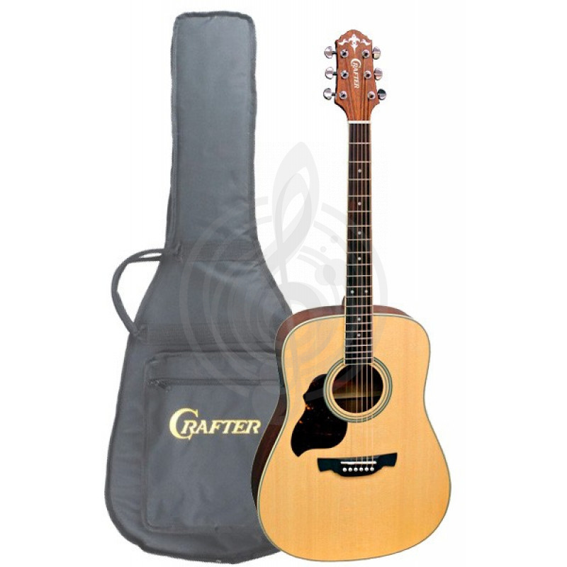 Акустическая гитара CRAFTER D-6L N + Чехол - Акустическая гитара для левшей Крафтер - фото 1