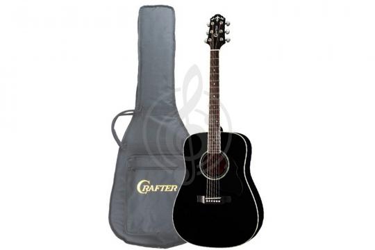 Акустическая гитара CRAFTER D-8 BK + Чехол - Акустическая гитара шестиструнная Крафтер - фото 2