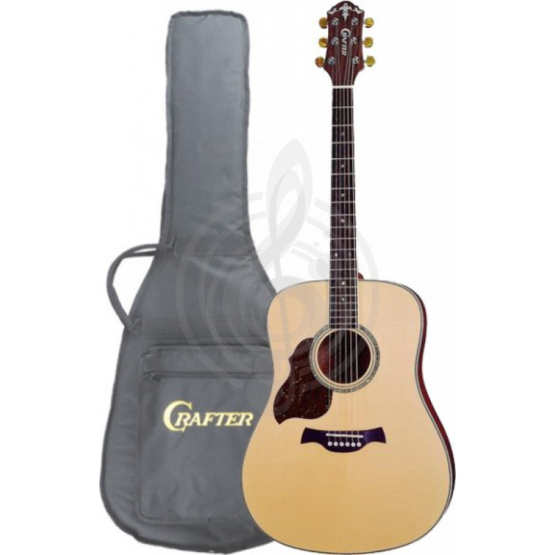 Акустическая гитара CRAFTER D-8L N + Чехол - Акустическая гитара для левшей Крафтер - фото 1