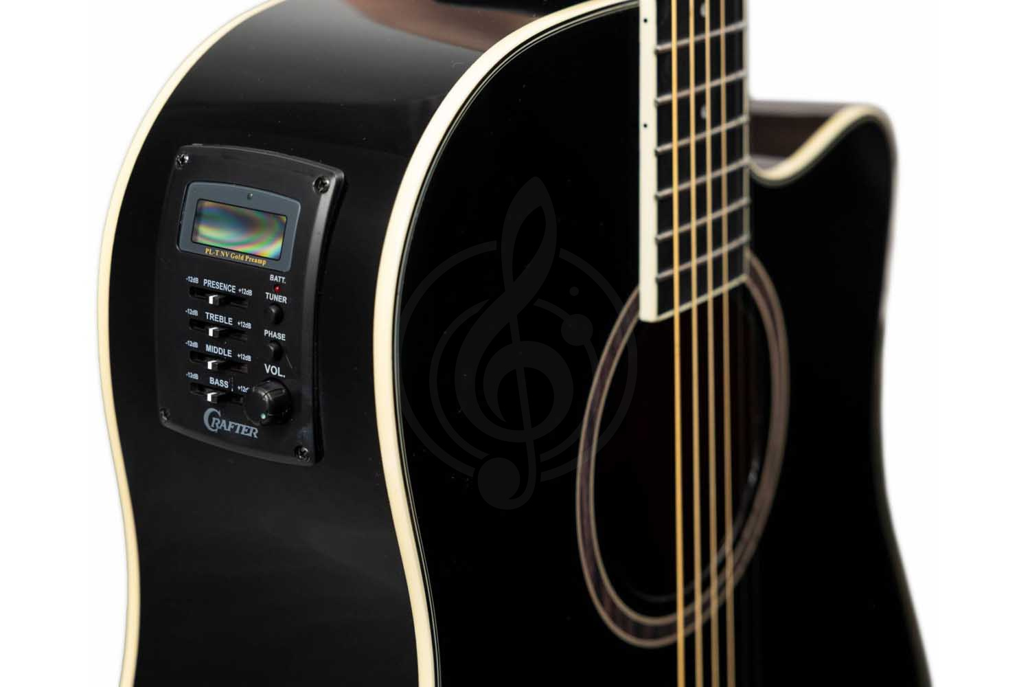 Электроакустическая гитара CRAFTER HD-250 CE/BK - Гитара электроакустическая - фото 5