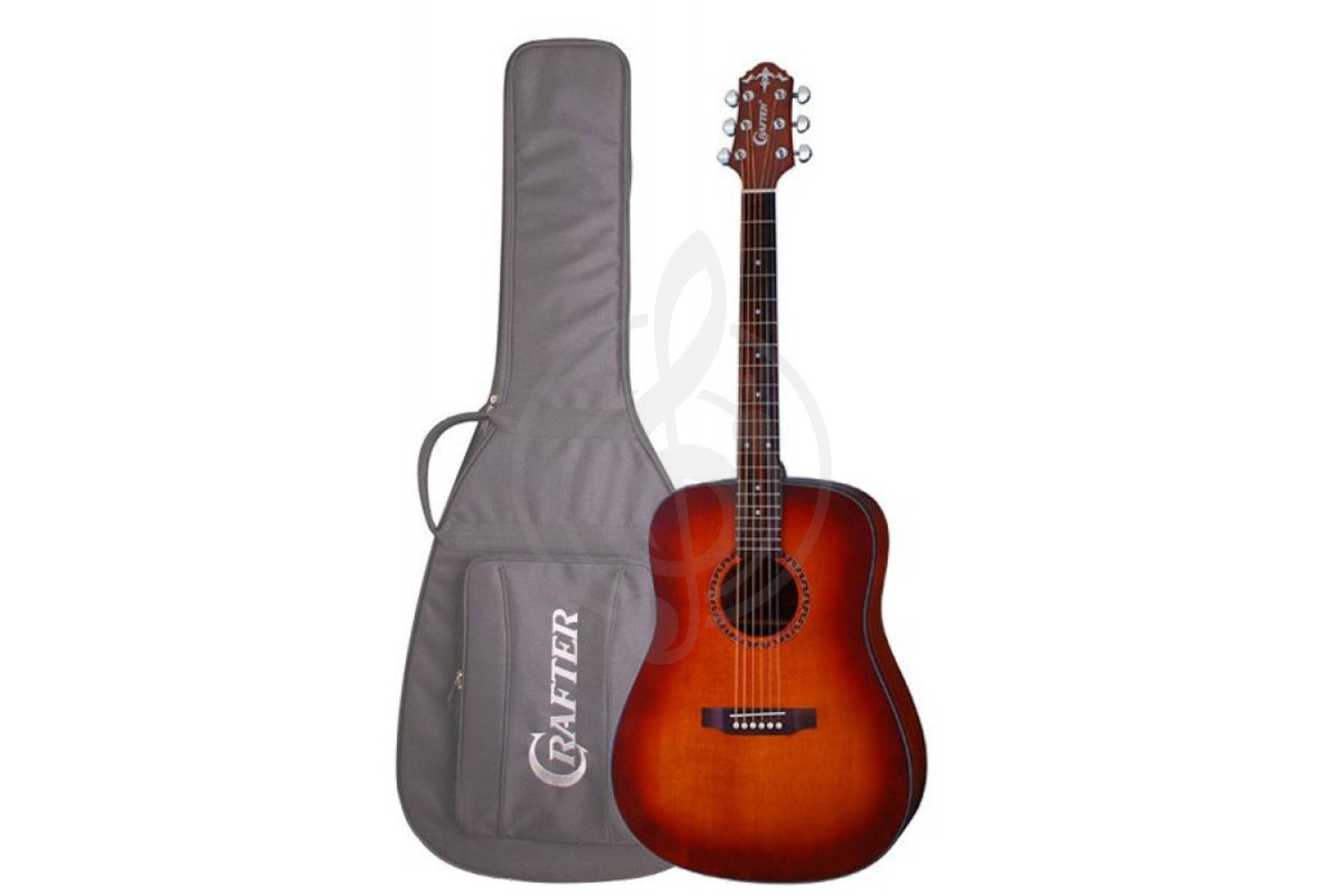 Акустическая гитара CRAFTER HILITE-D SP /VTG + Чехол - Акустическая гитара шестиструнная Крафтер - фото 1